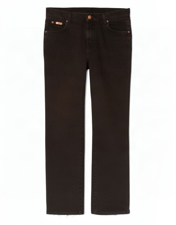 Мужские прямые джинсы Wrangler Texas W36 L32, черный хлопок