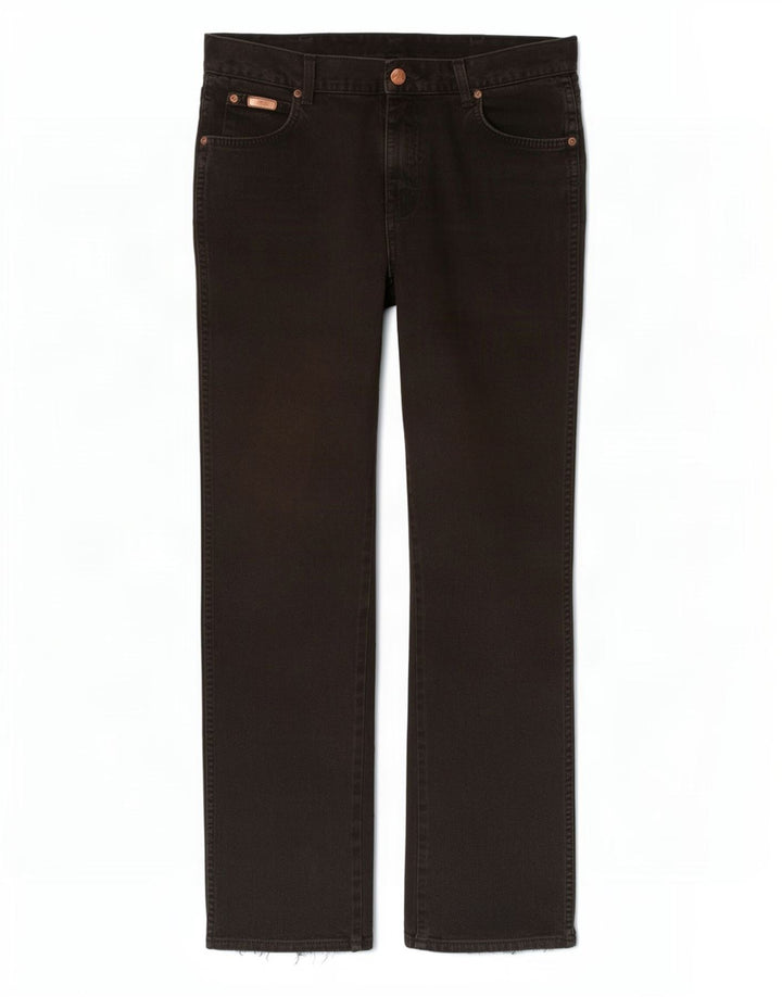 Мужские прямые джинсы Wrangler Texas W36 L32, черный хлопок