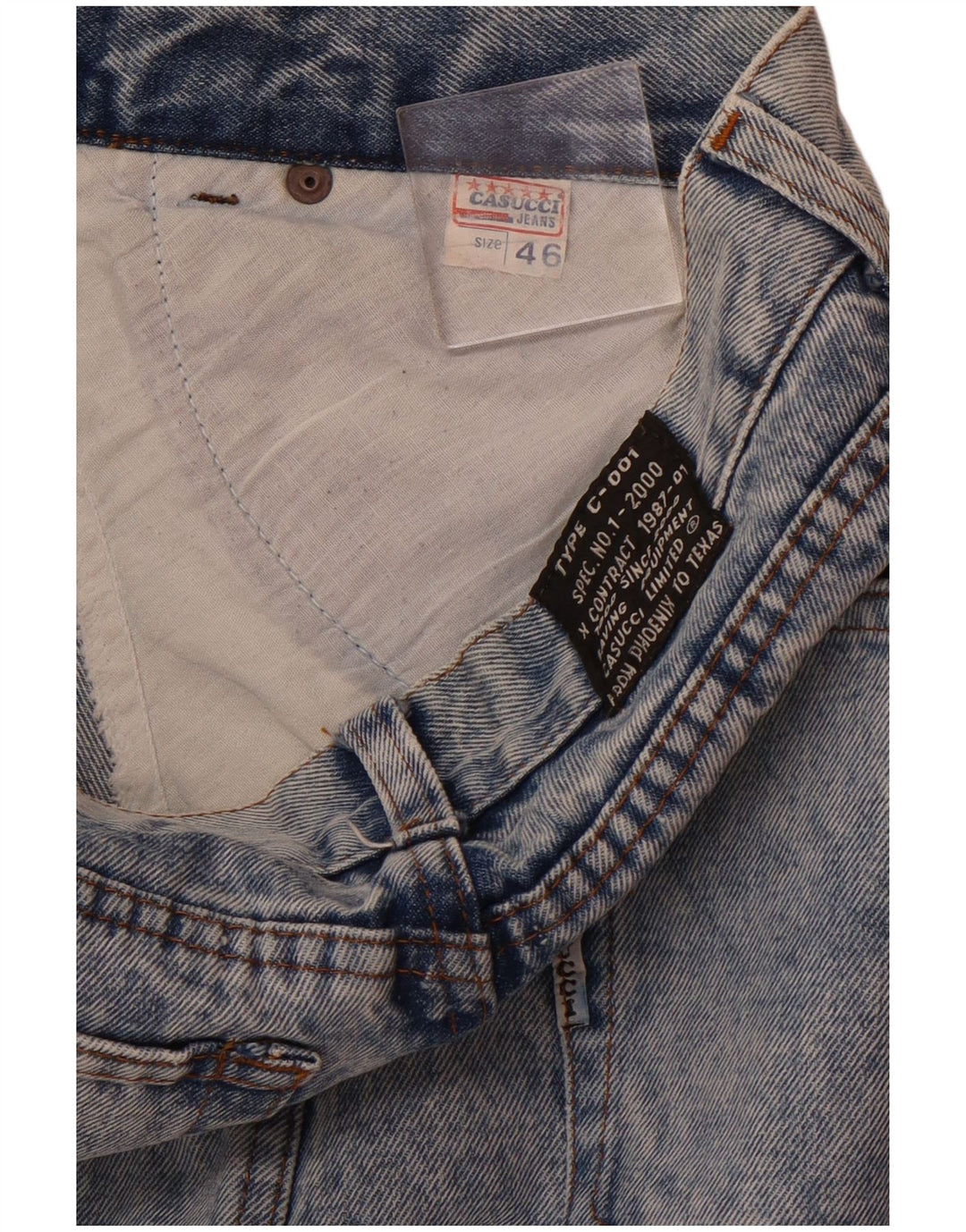 Женская джинсовая юбка Casucci IT 46, большая W30, синяя, хлопок