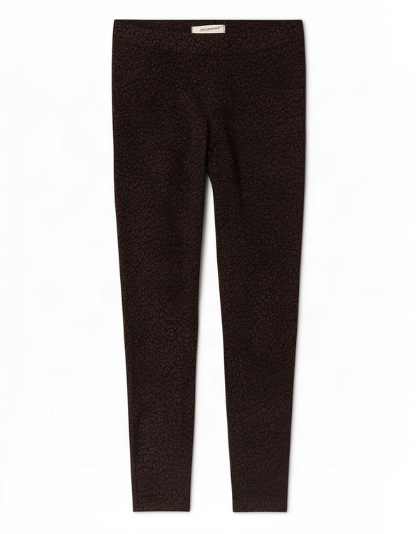 Женские джинсы джеггинсы Marks & Spencer UK 10, маленькие W28 L25, черные с животным принтом