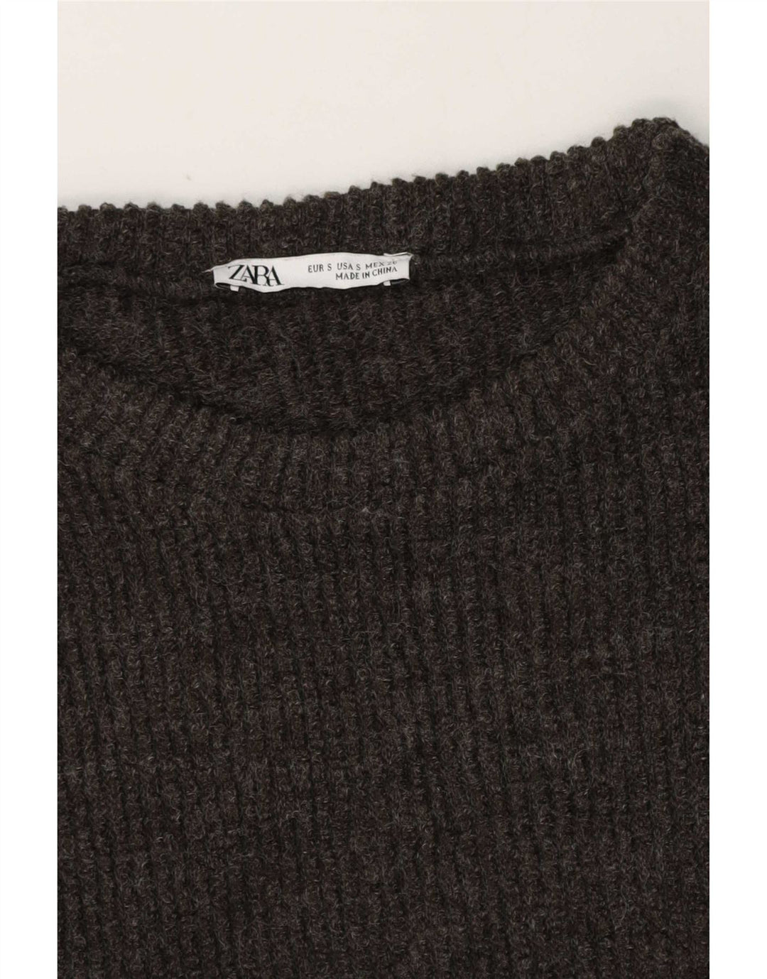 Женская футболка оверсайз Zara Top UK 10, маленькая серая