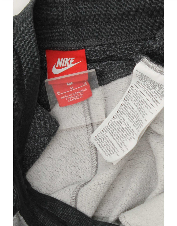 Мужские спортивные брюки Nike, джоггеры среднего серого цвета, хлопок с цветными блоками
