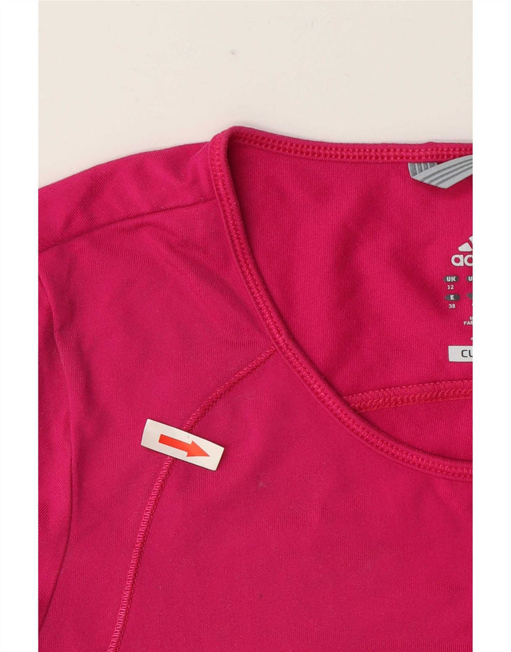 Женская футболка Adidas Climalite Top UK 12 Medium Pink