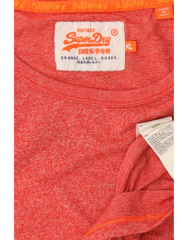 Мужской жилет Superdry XL, красный хлопок с крапинками