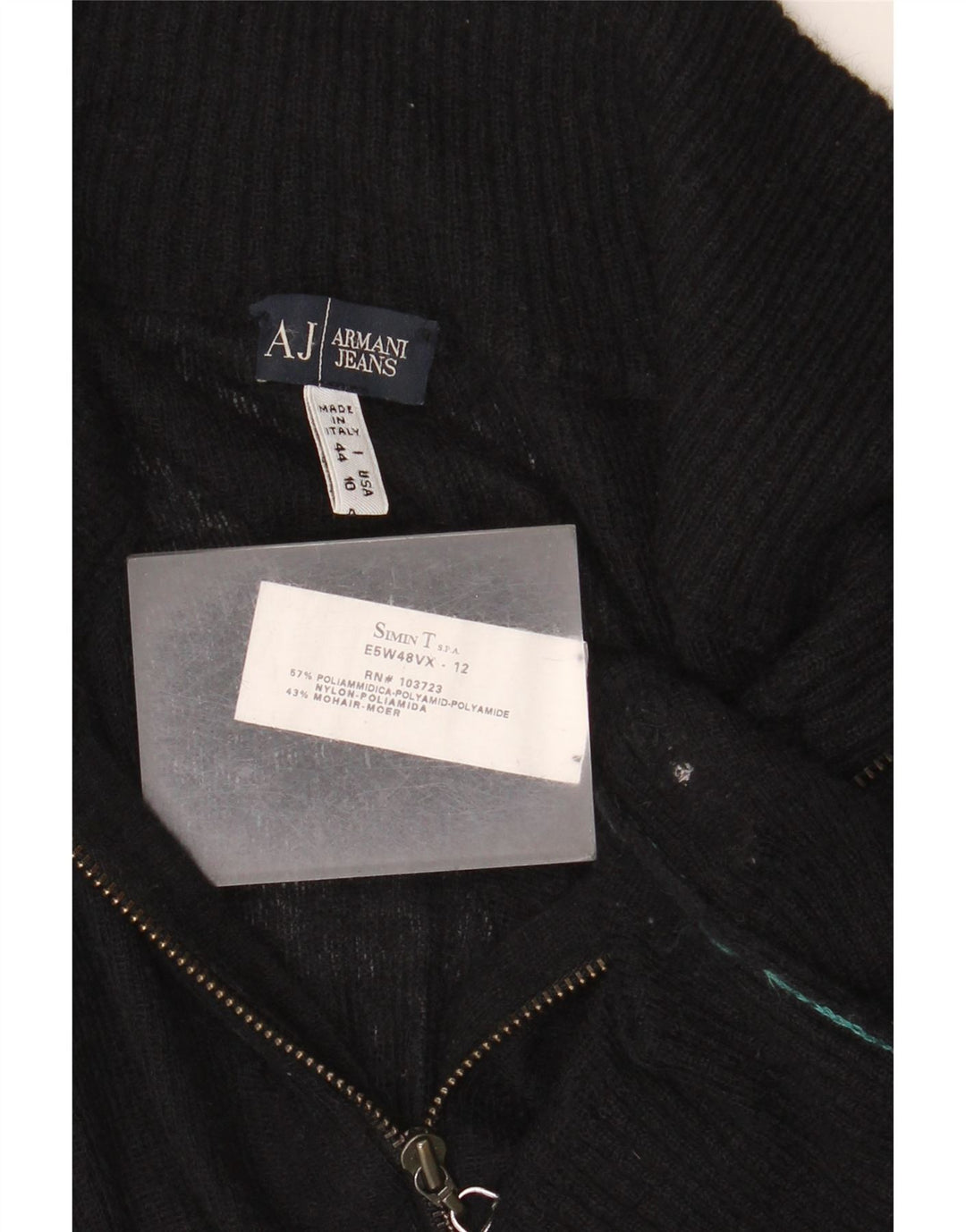 Armani Jeans Женский кардиган-свитер IT 44 Средний Черный Полиамид