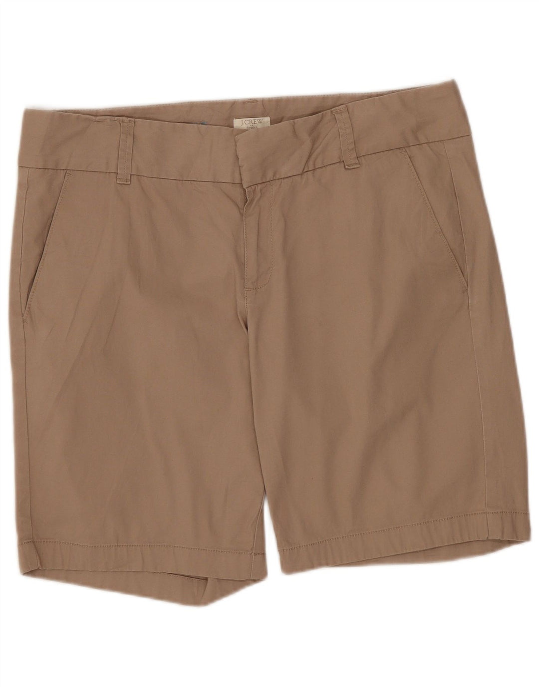 Женские шорты чинос J. Crew, размер США 8, средний размер W32, коричневый хлопок
