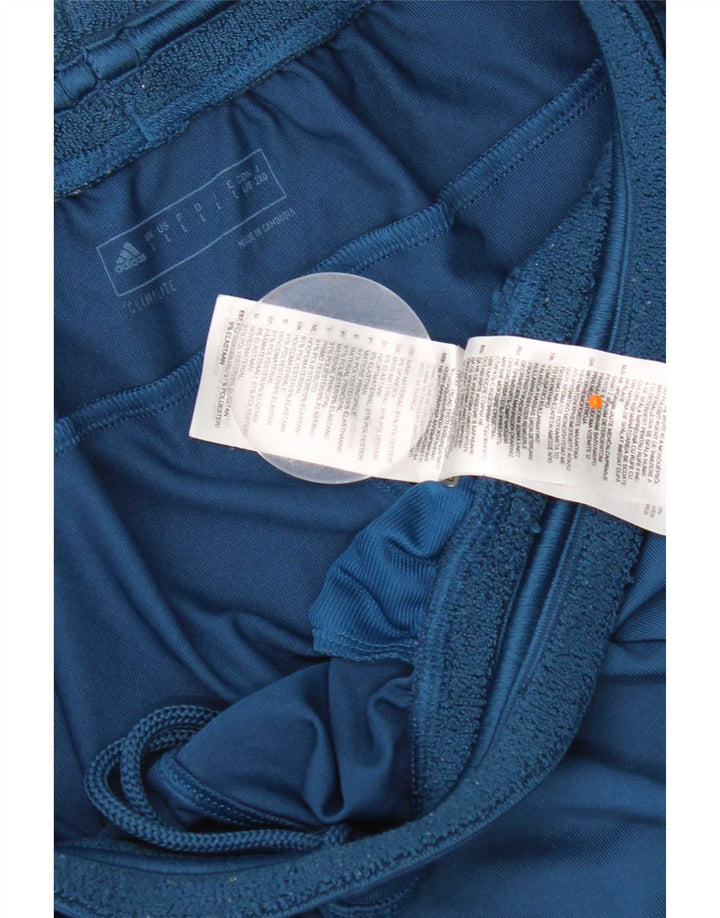 Мужские спортивные шорты Adidas Climalite с рисунком, большие синие, полиэстер