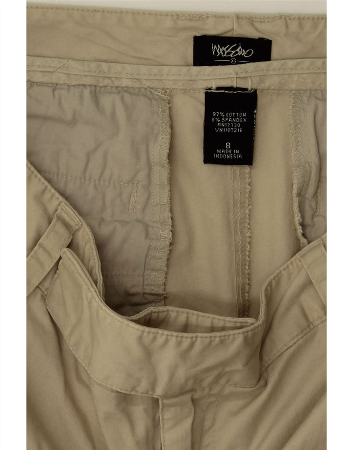 MOSSIMO Womens Casual Shorts US 8 Medium W32  Beige Cotton Vintage Mossimo and Second-Hand Mossimo from Messina Hembry 