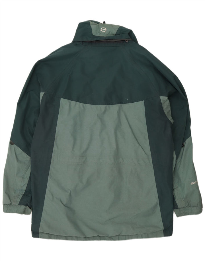 Мужская дождевик Sprayway Gore-Tex UK 40, большой зеленый цвет с цветными блоками, полиамид