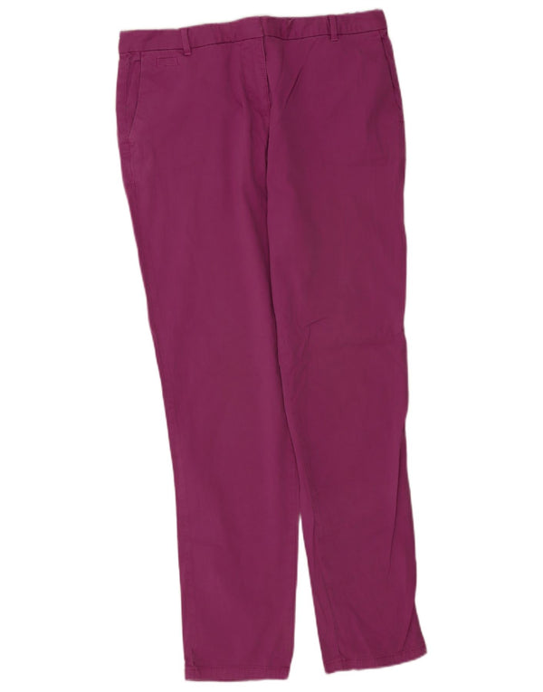 Женские узкие брюки чинос Marks & Spencer UK 12 MediumW30 L30 Фиолетовые
