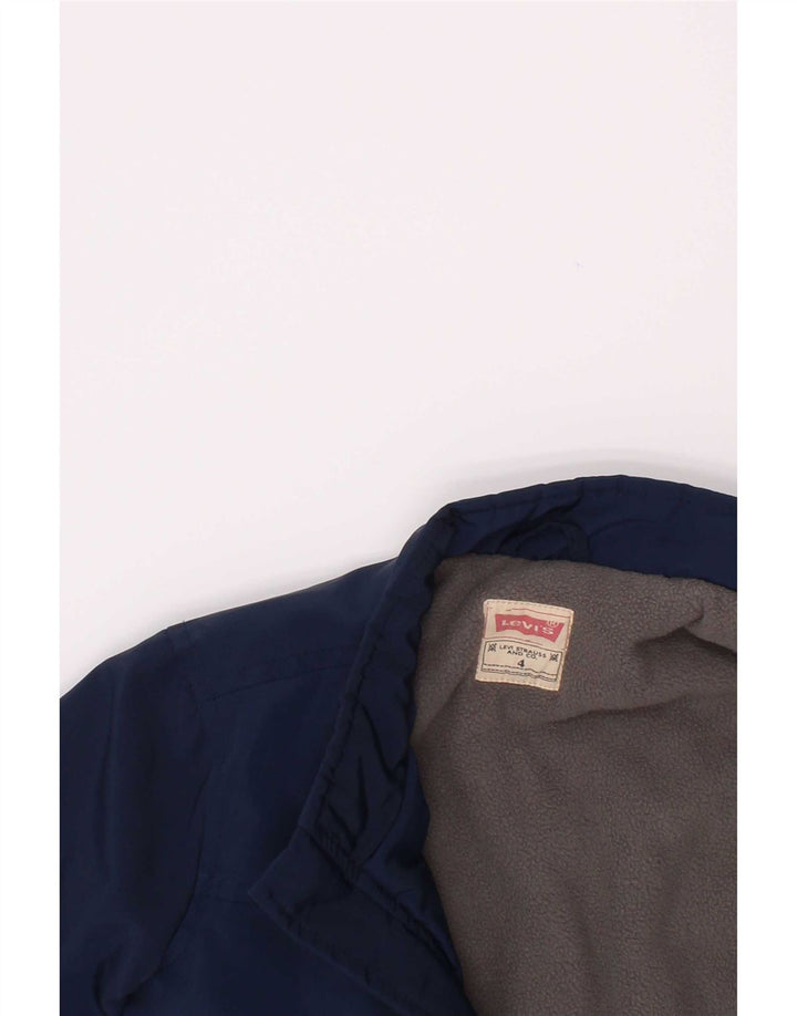 Куртка-бомбер Levi's для мальчиков 3-4 лет, темно-синий полиэстер