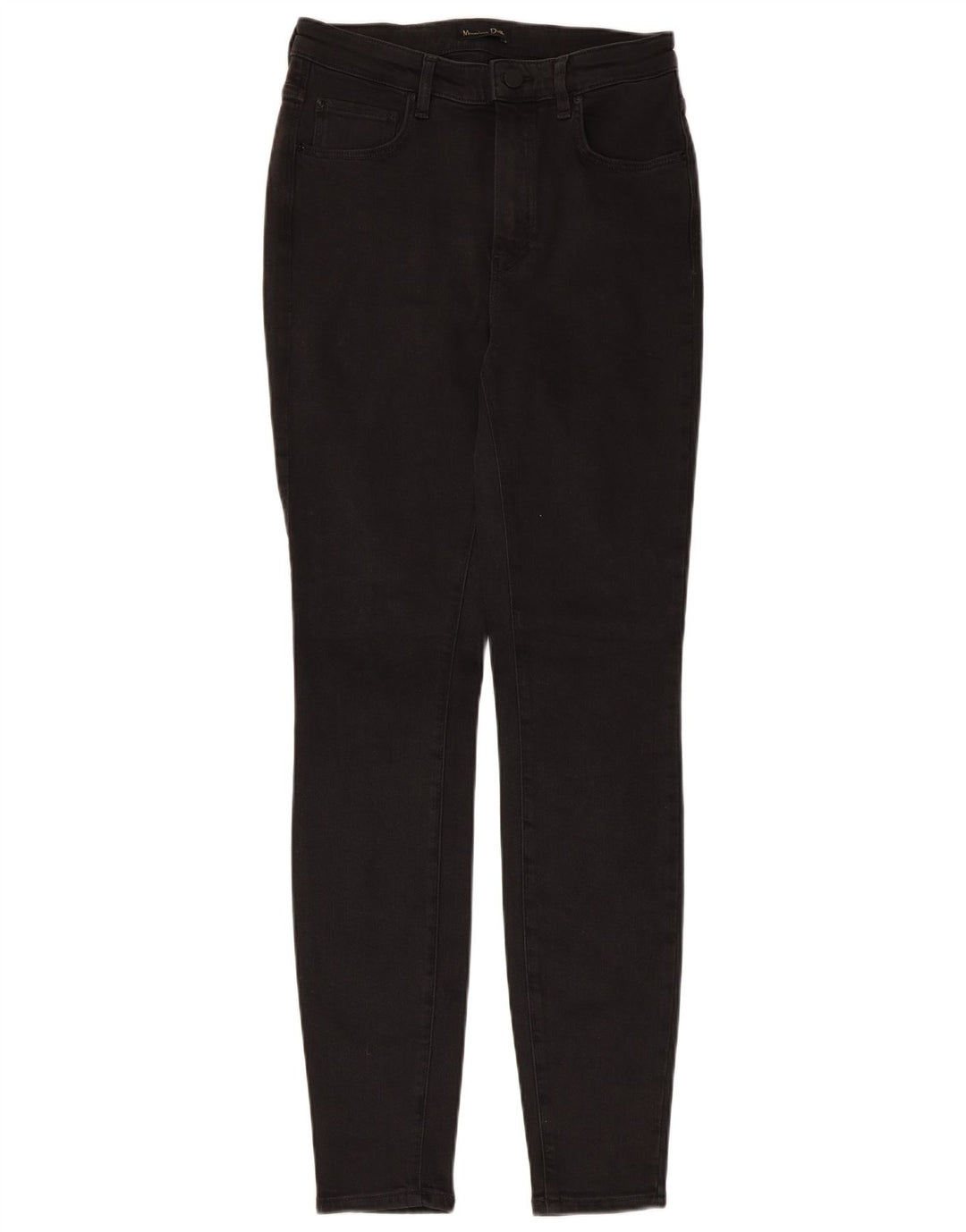Женские джинсы скинни Massimo Dutti EU 38 Small W28 L30, черный полиэстер