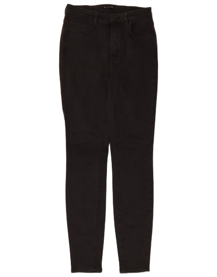 Женские джинсы скинни Massimo Dutti EU 38 Small W28 L30, черный полиэстер