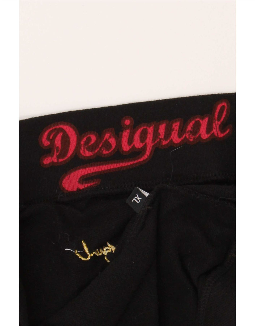 Женская мини-юбка Desigual XL W36 черная с геометрическим рисунком