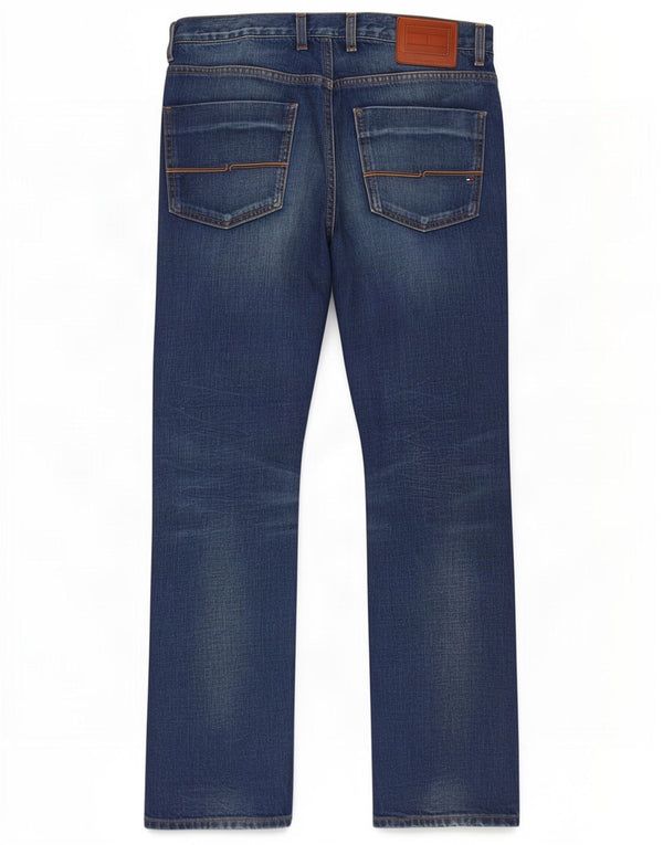 Мужские прямые джинсы Tommy Hilfiger W34 L30, синий хлопок