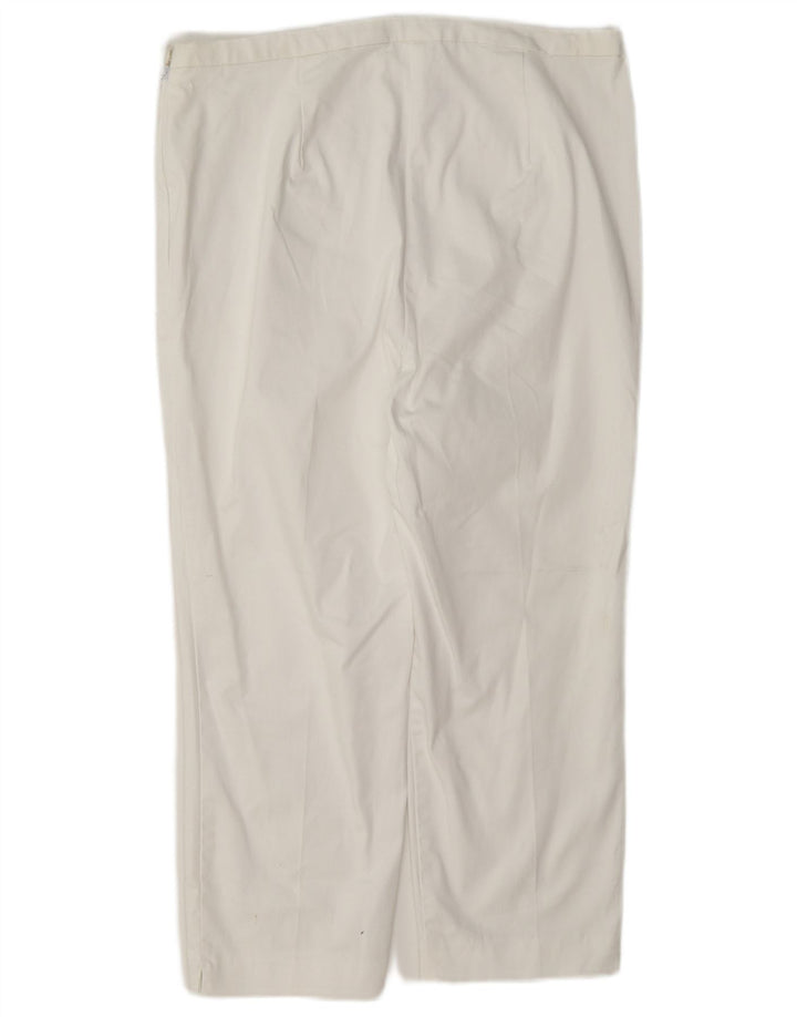 Женские капри Marks & Spencer UK 12, средние W30 L21, белый хлопок