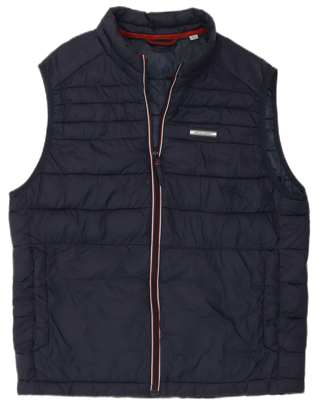 Мужской утепленный жилет Jack & Jones UK 36, маленький темно-синий