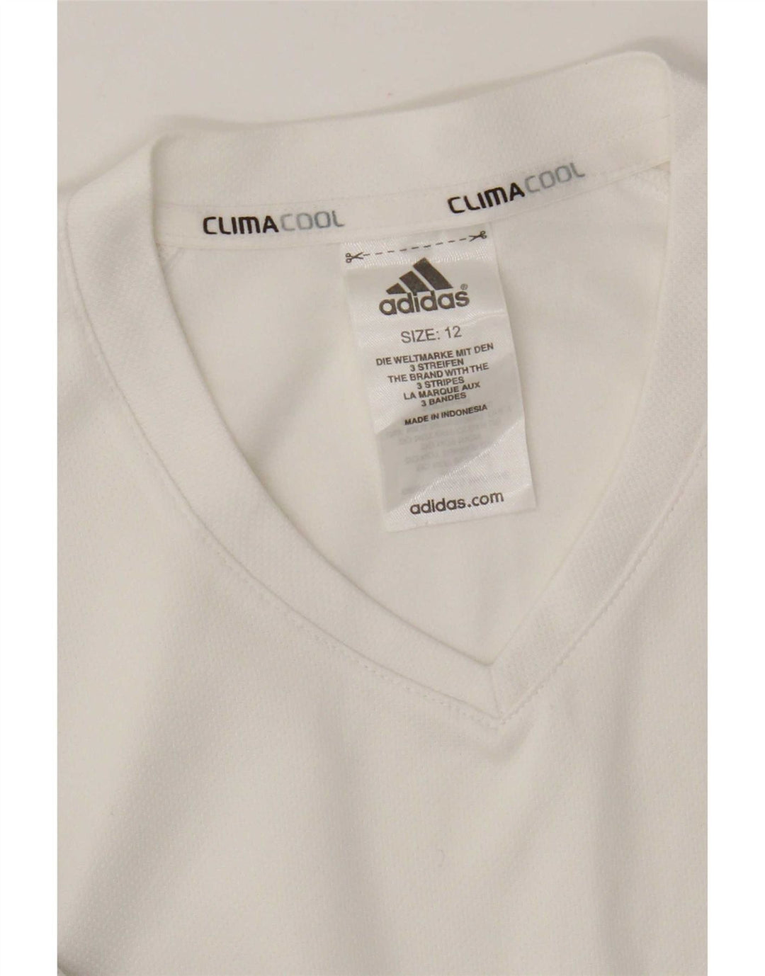 Женский жилет Adidas Climacool Top UK 12, средний белый, полиэстер с цветными блоками