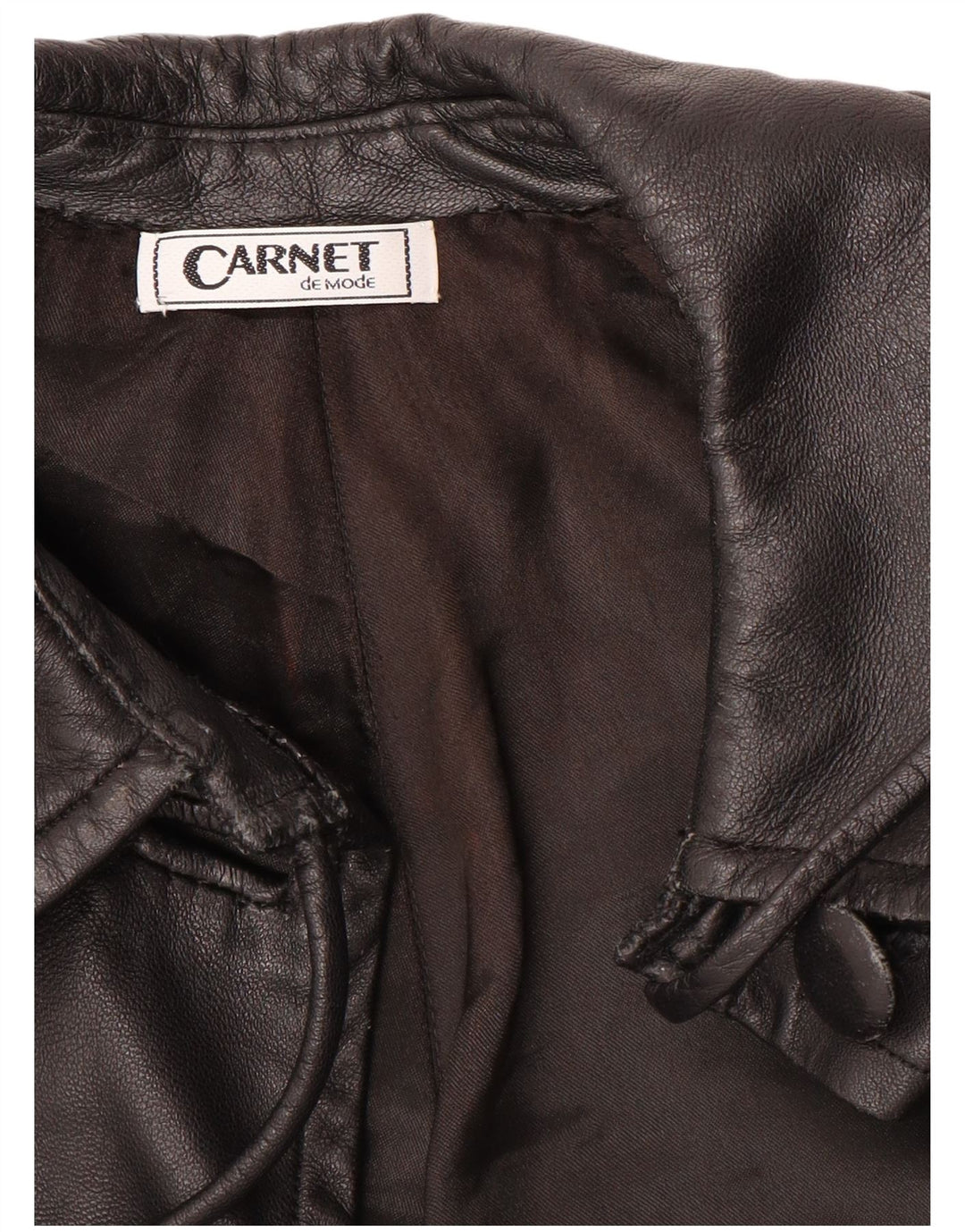 Женское кожаное пальто Carnet UK 18 XL, черное