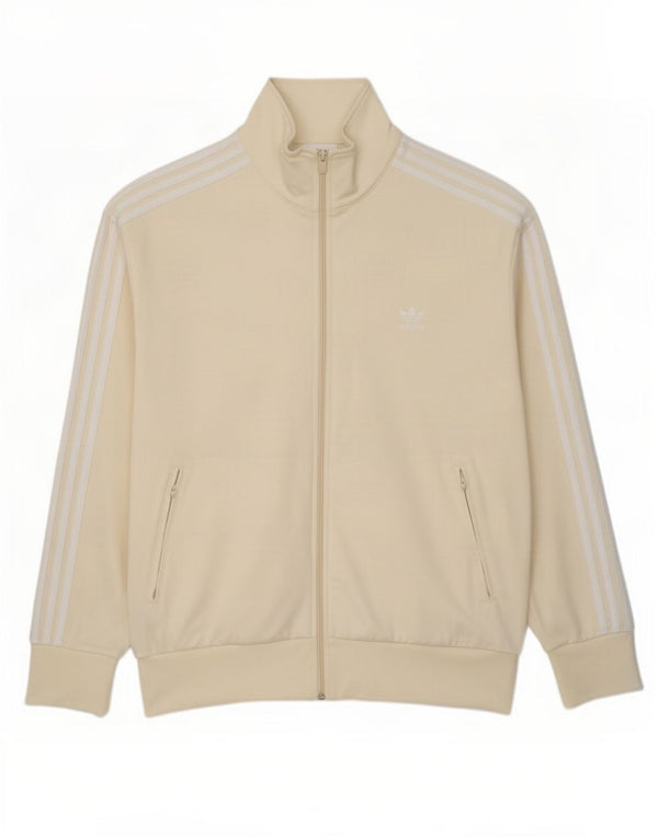 Мужская спортивная куртка Adidas XL из белого полиэстера
