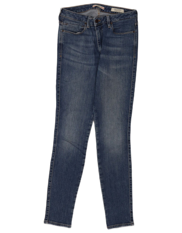 Женские джинсы скинни Guess Curve со средней посадкой W30 L29, синие, хлопок