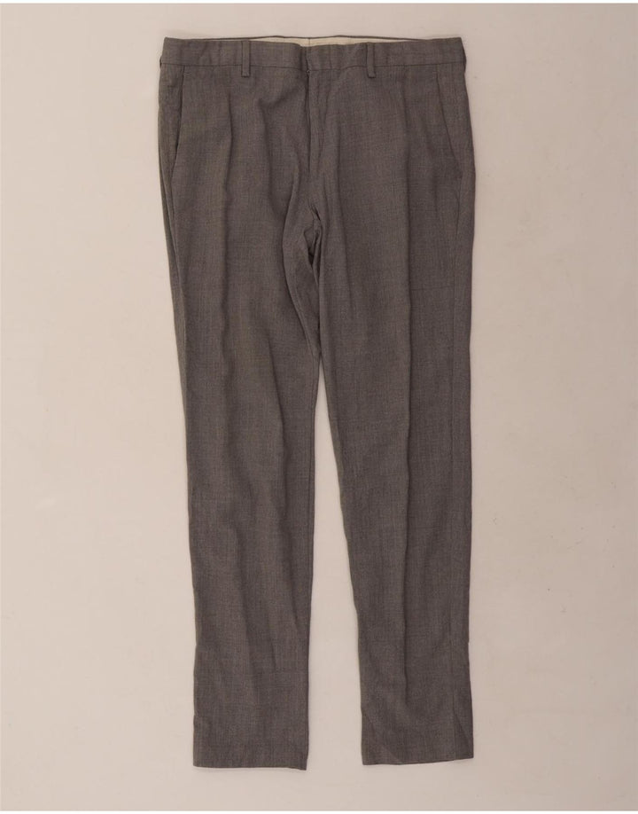 Мужские брюки узкого кроя J. Crew Ludlow W33 L30, серая шерсть