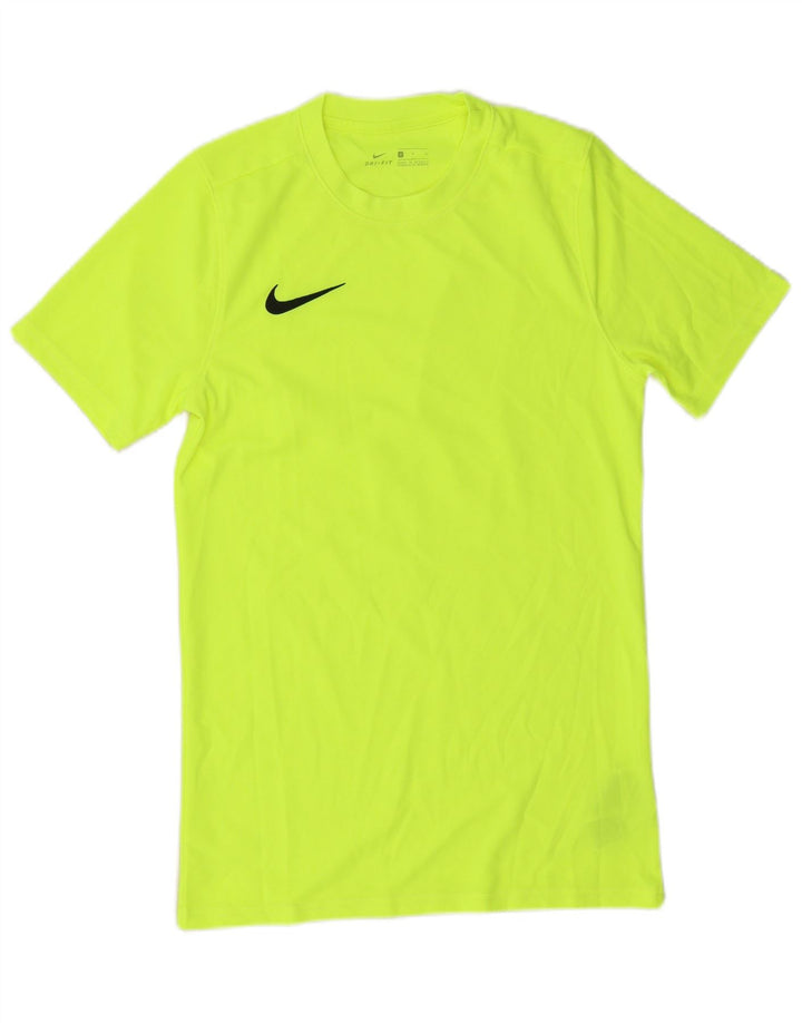 Мужская футболка Nike Dri Fit, маленький зеленый полиэстер