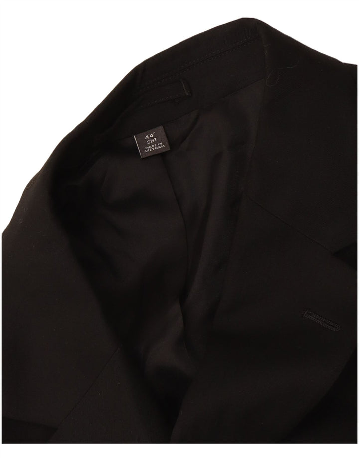 Мужской пиджак на двух пуговицах Marks & Spencer UK 44 XL, черный