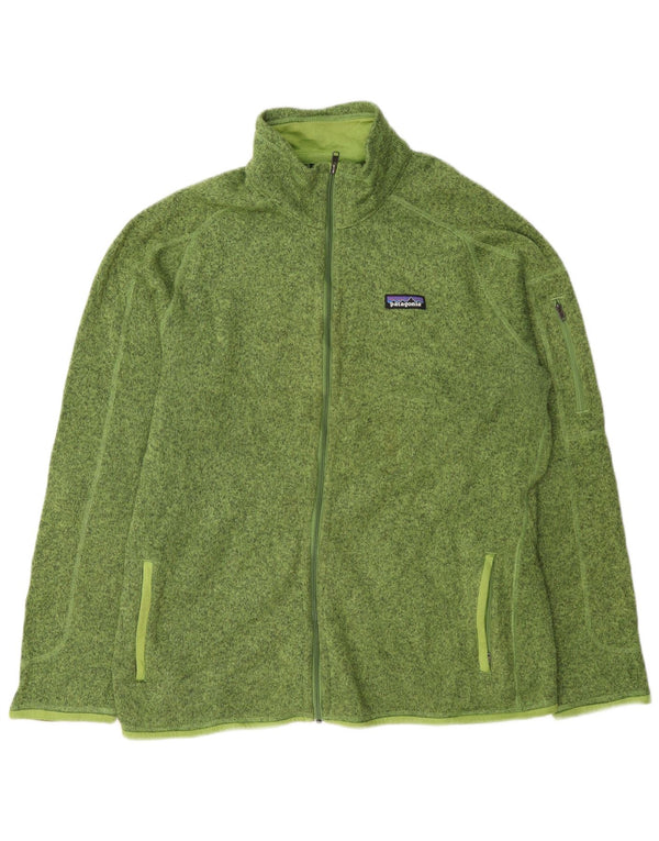 Мужская спортивная куртка Patagonia XL, зеленый полиэстер с крапинками