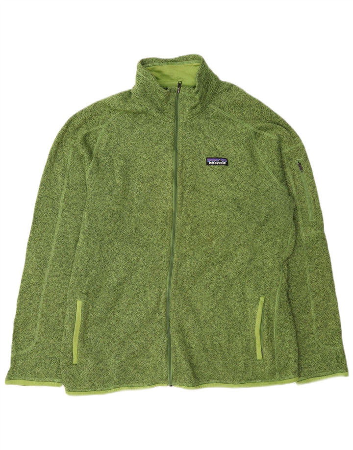 Мужская спортивная куртка Patagonia XL, зеленый полиэстер с крапинками
