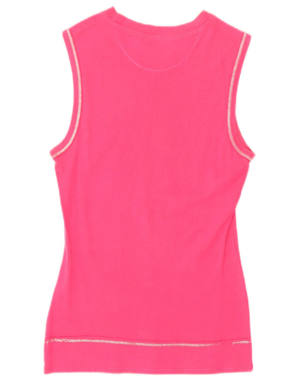 Газовый женский жилет Top UK 6 XS, розовый хлопок