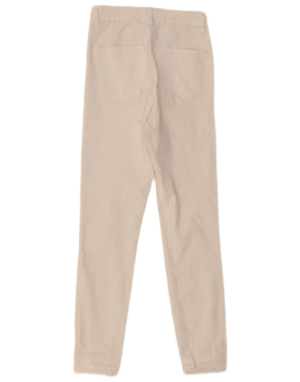 Женские джинсы скинни Zara EU 36 XS W26 L28, белый хлопок