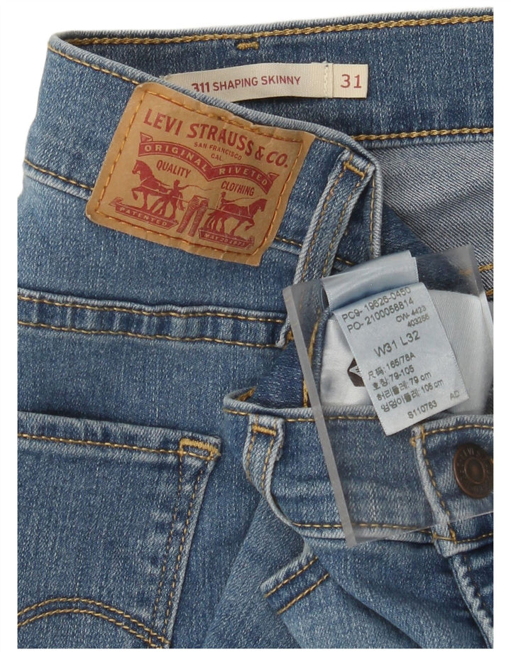 Женские джинсы скинни LEVI'S 311 Shaping W31 L32, синий хлопок