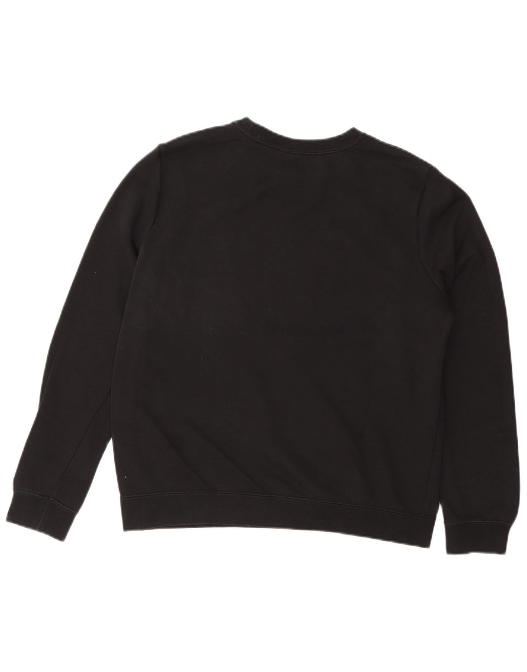 Женский свитер с рисунком NIKE UK 14, средний черный хлопковый свитер