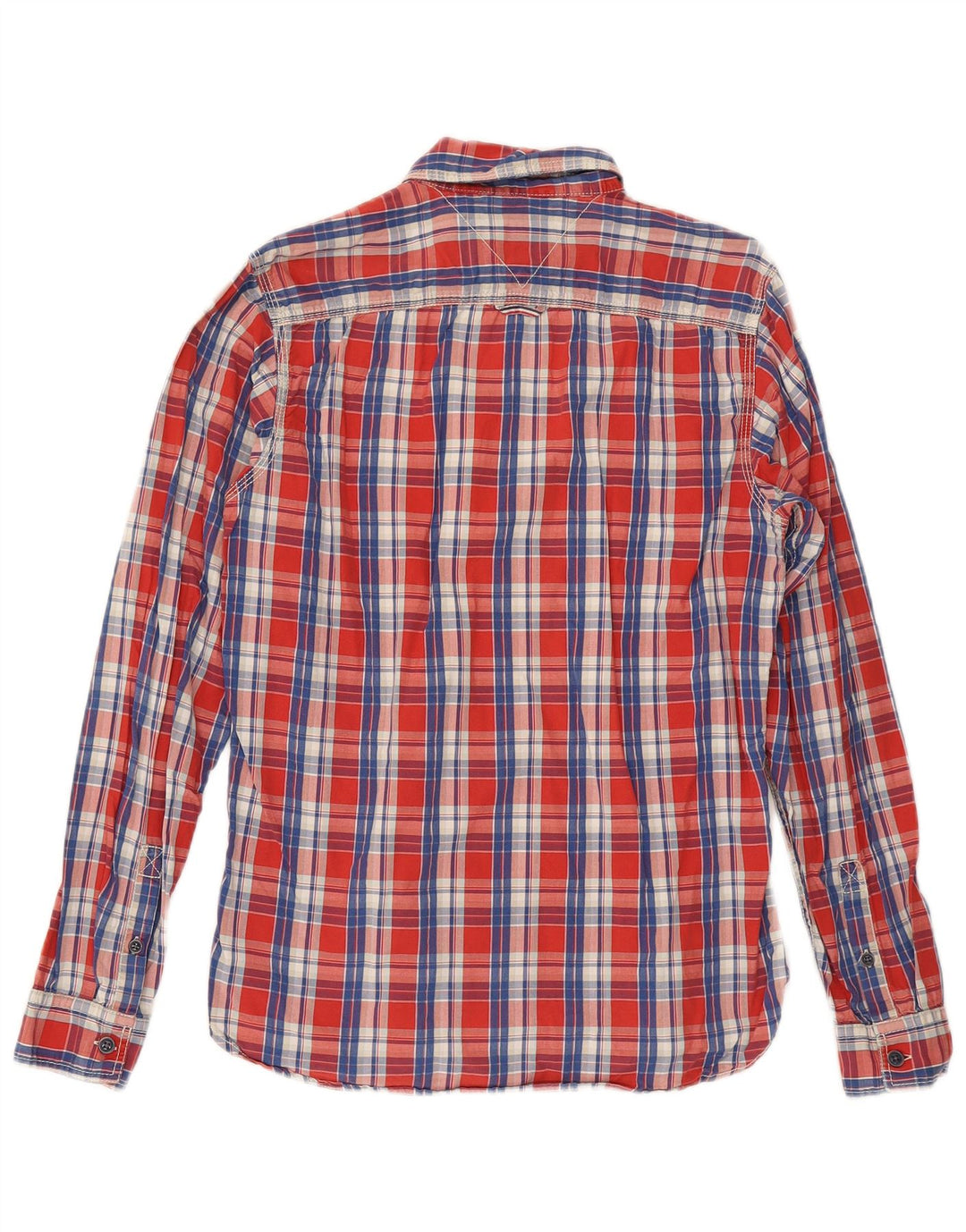 Мужская рубашка Tommy Hilfiger, маленькая красная клетка, хлопок