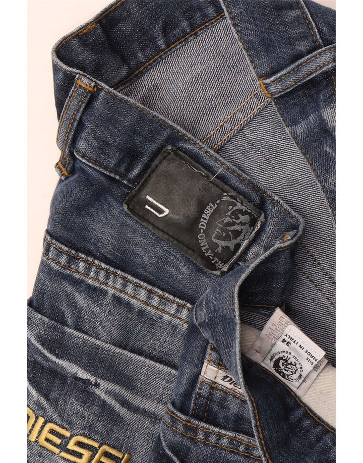 Мужские прямые джинсы Diesel W34 L34 синие, хлопок