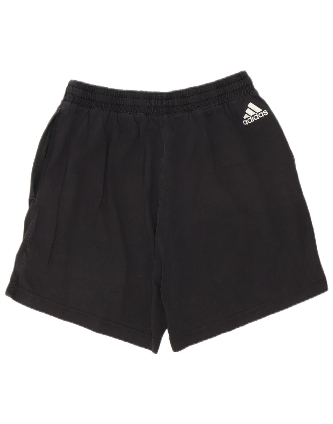 Мужские спортивные шорты Adidas с рисунком, средний черный хлопок