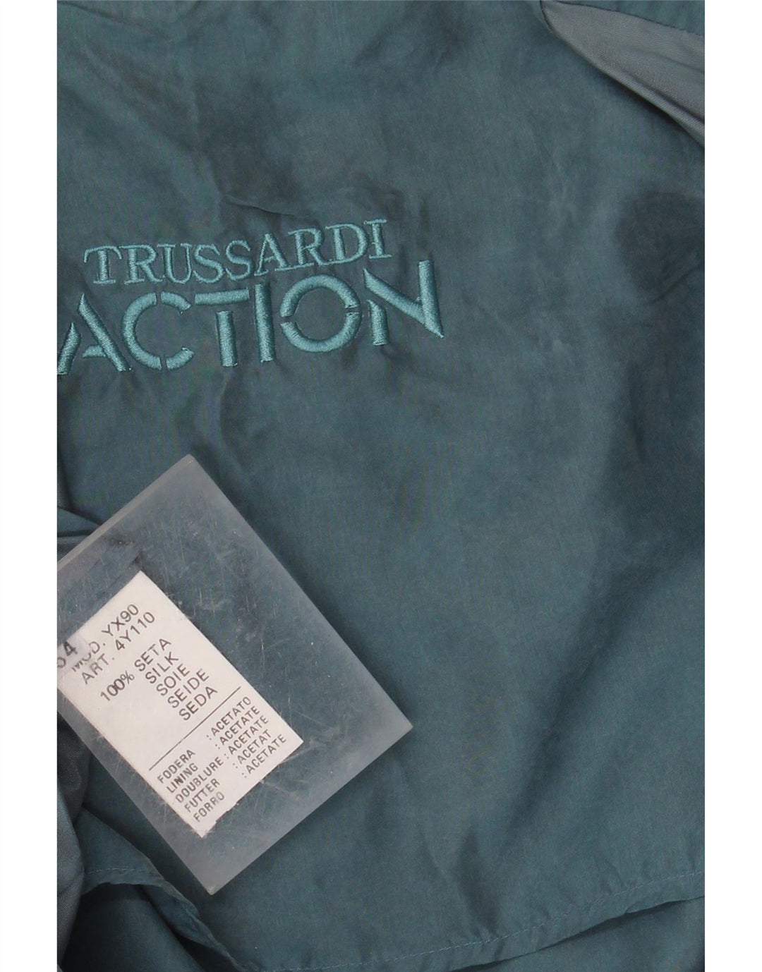 TRUSSARDI Мужской пиджак на 2 пуговицах IT 54 2XL Синий Шелк