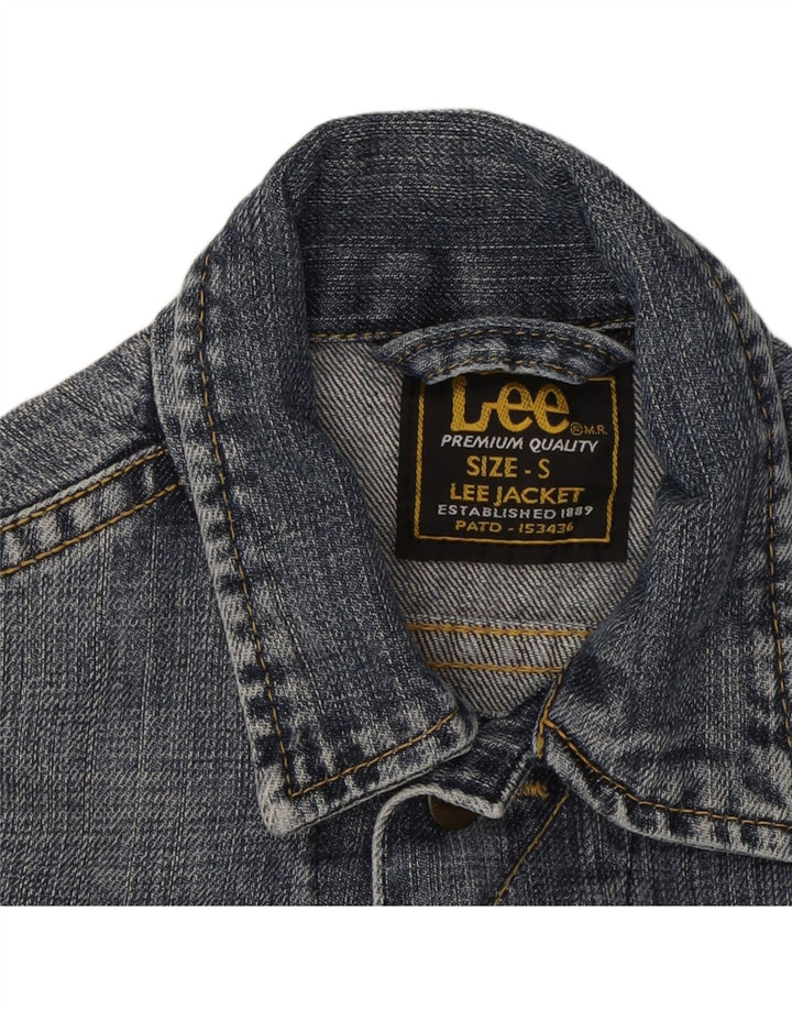 LEE Boys Denim Jacket 7-8 Years Small Blue Cotton Vintage Lee and Second-Hand Lee from Messina Hembry 