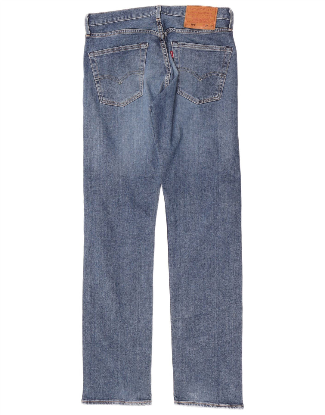 Мужские прямые джинсы Levi's 501 W29 L32 синие, хлопок