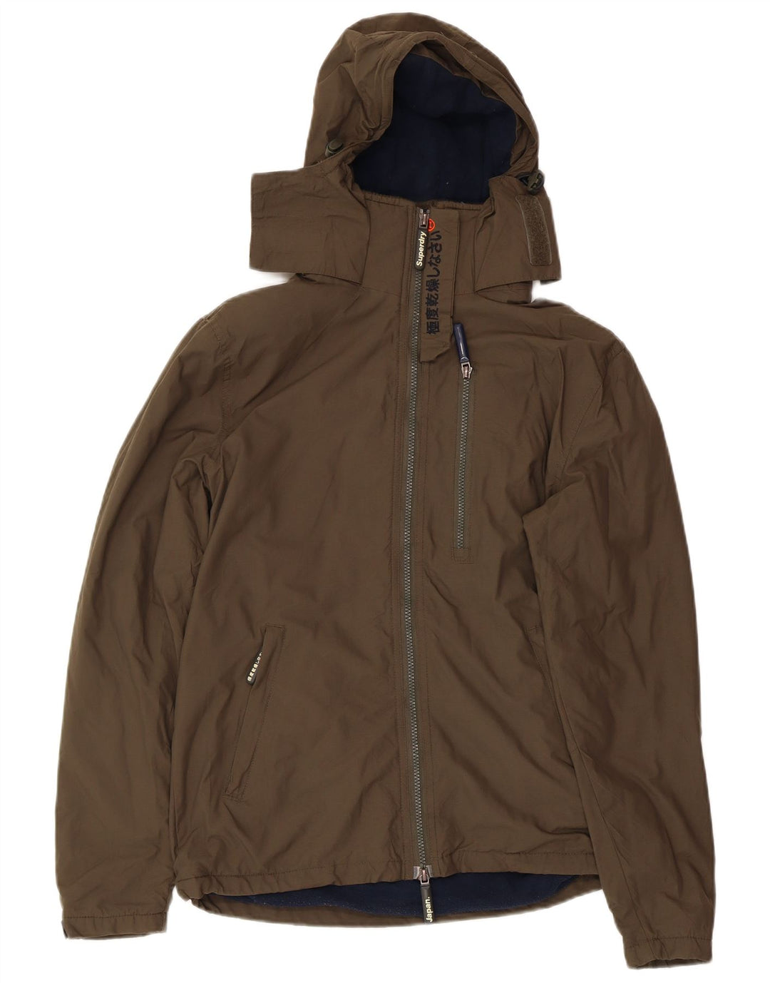 Мужская ветровка с рисунком Superdry UK 36, маленький зеленый полиэстер