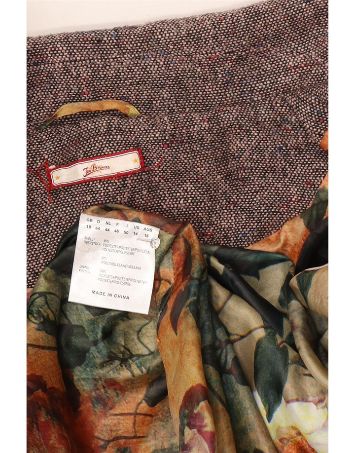 Женский пиджак Joe Browns на 5 пуговицах, Великобритания, 18 XL, серый полиэстер