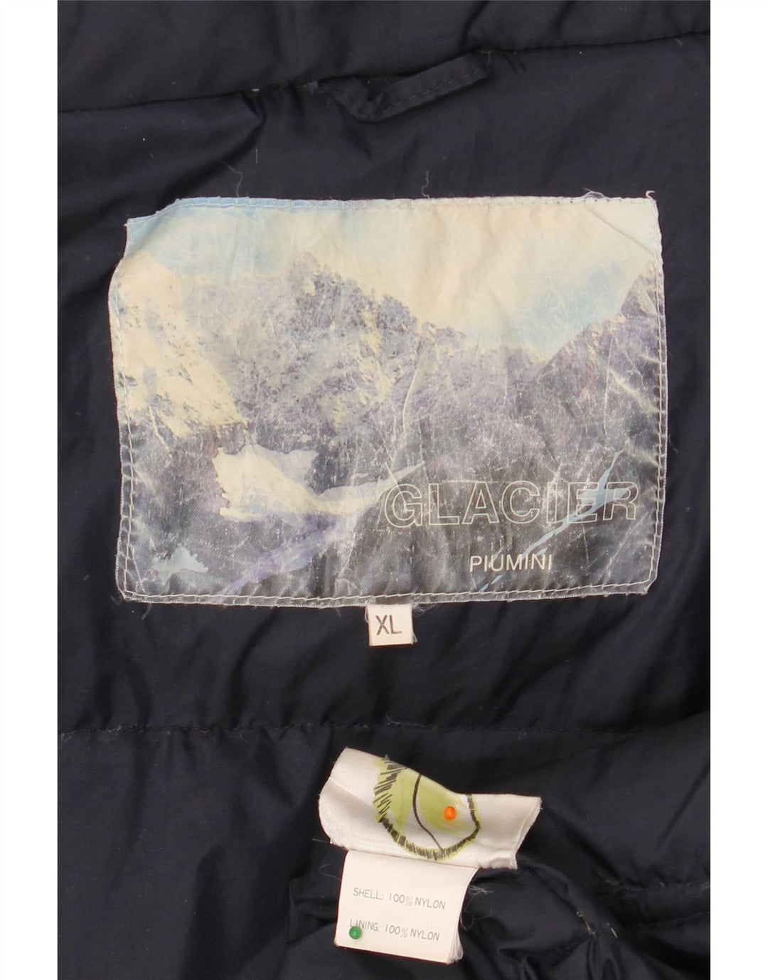 Мужская лыжная куртка VINTAGE UK 42 XL темно-синяя нейлоновая