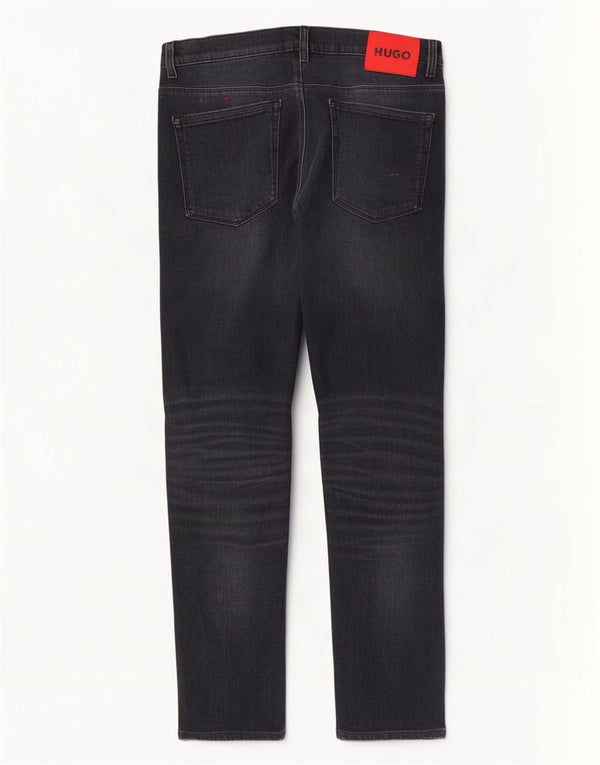 Мужские узкие джинсы Hugo Boss W33 L29, черный хлопок