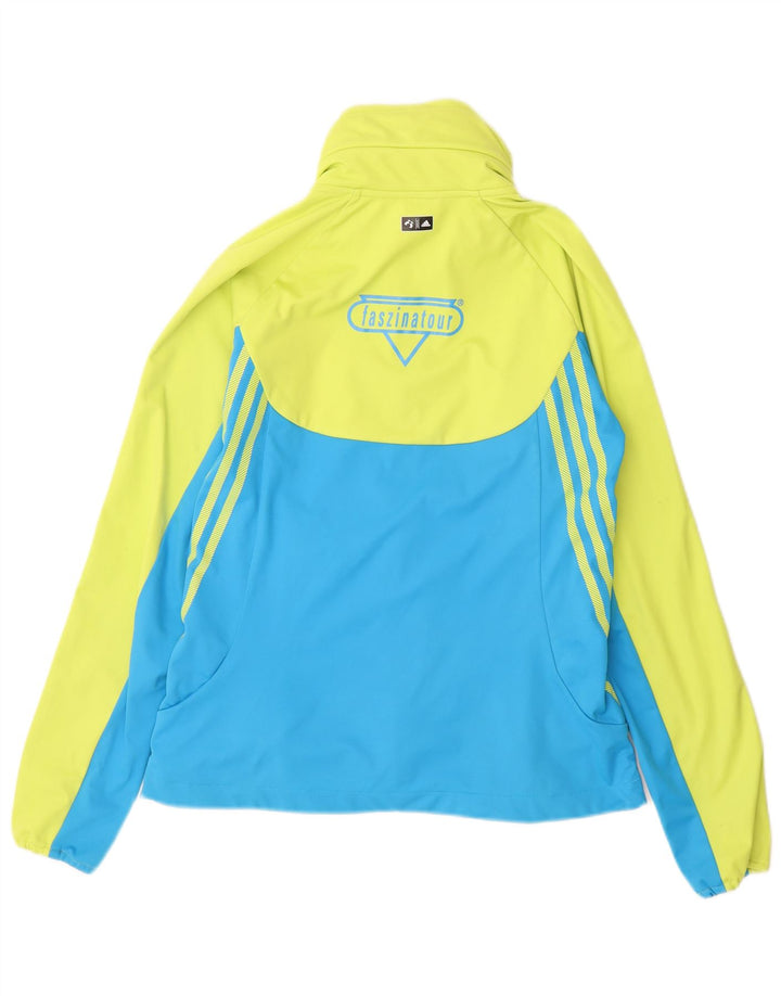 Женский спортивный костюм Adidas Terrex Top Jacket UK 10, маленький зеленый цветной блок