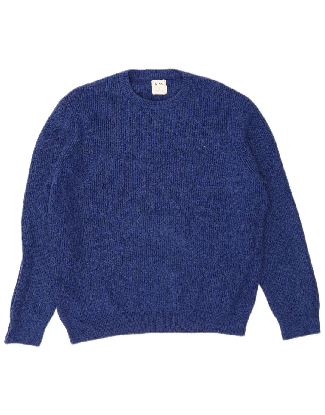 Женский свободный джемпер с круглым вырезом Marks & Spencer, Великобритания 18 XL, синий