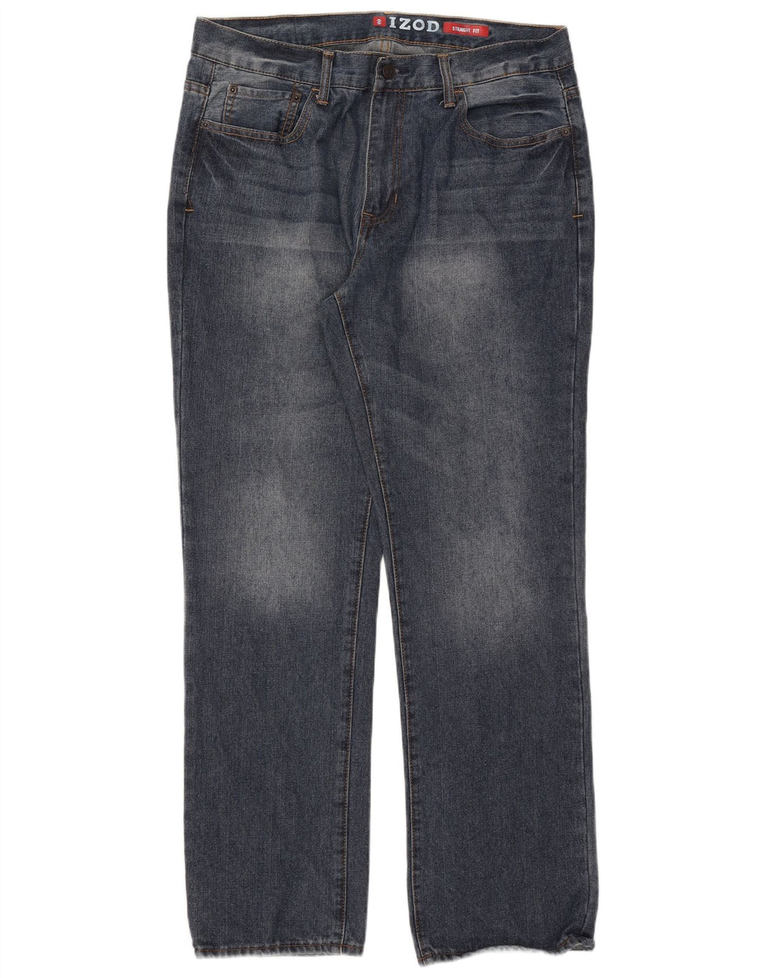 Мужские прямые джинсы Izod W36 L32 синие, хлопок