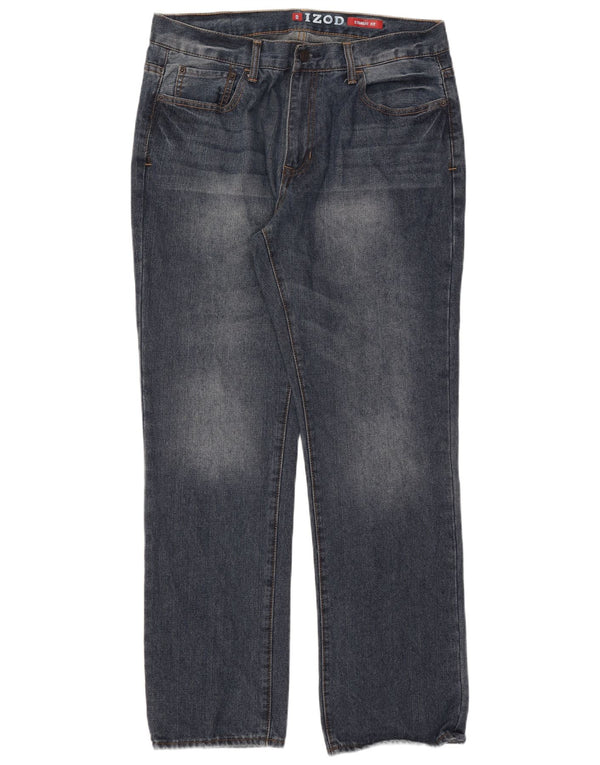 Мужские прямые джинсы Izod W36 L32 синие, хлопок