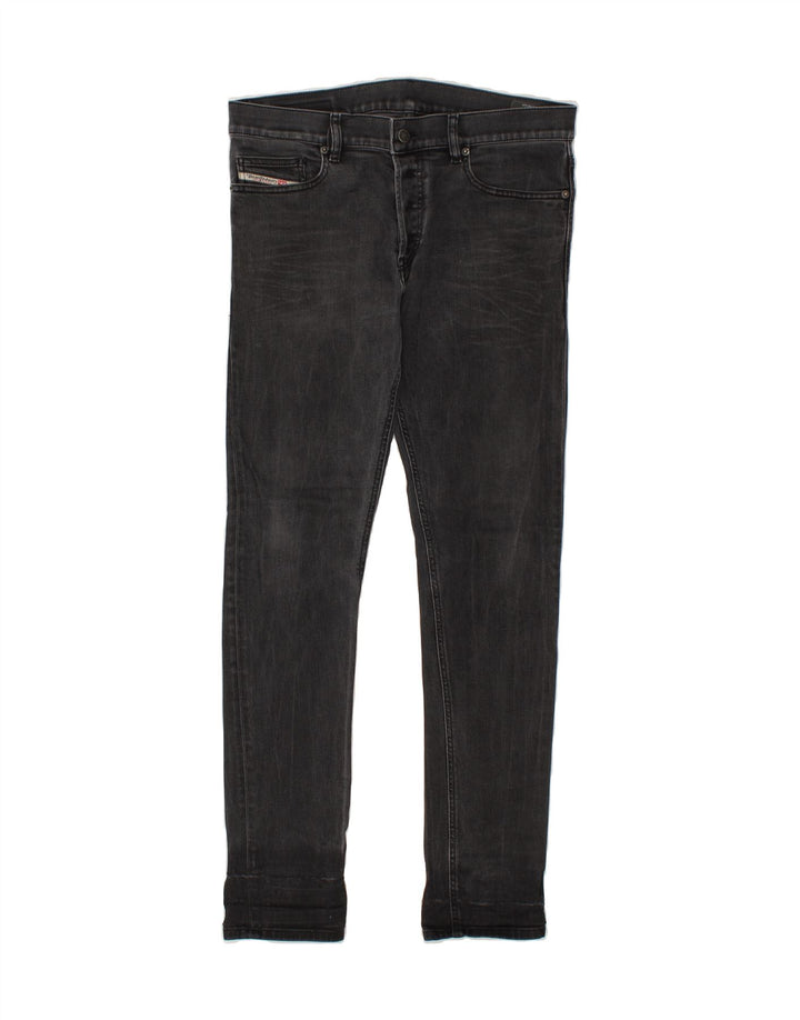 Мужские узкие джинсы DIESEL W32 L32, черный хлопок