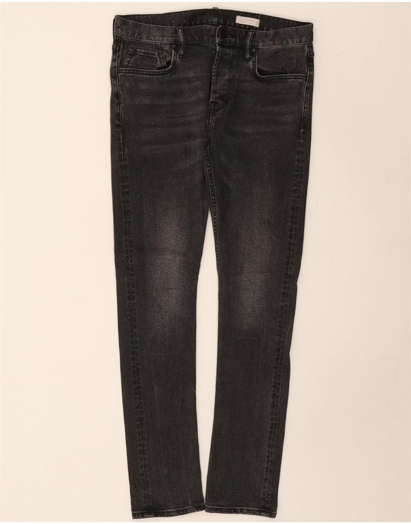 Мужские джинсы скинни All Saints Cigarette W32 L32 серые, хлопковые